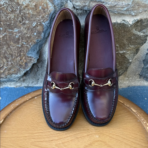 NEW Brooks Brothers Horsebit Loafers Burgundy Leather Size 8 main image 6